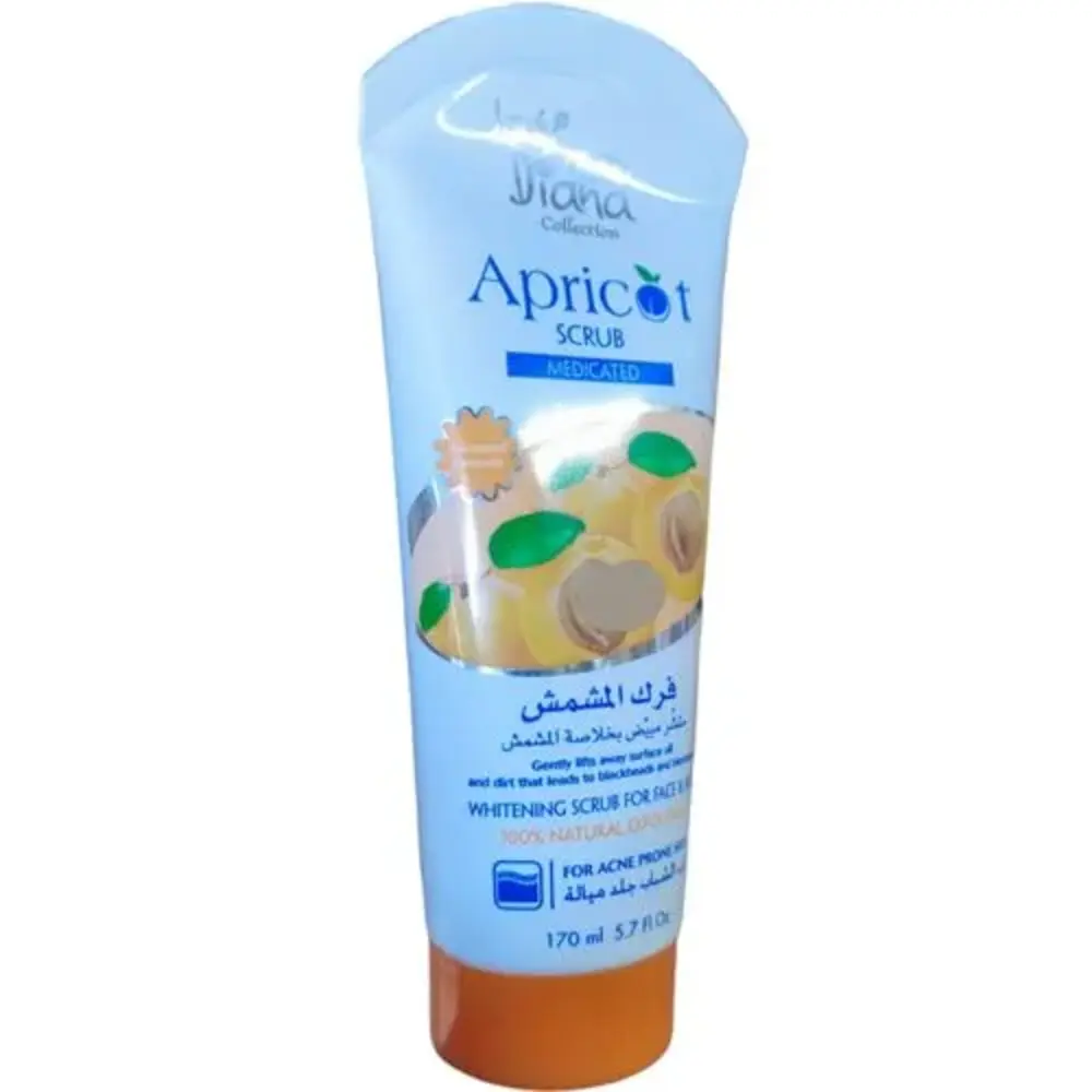 Lady Diana Apricot Scrub Medicated/Charcoal 170Ml